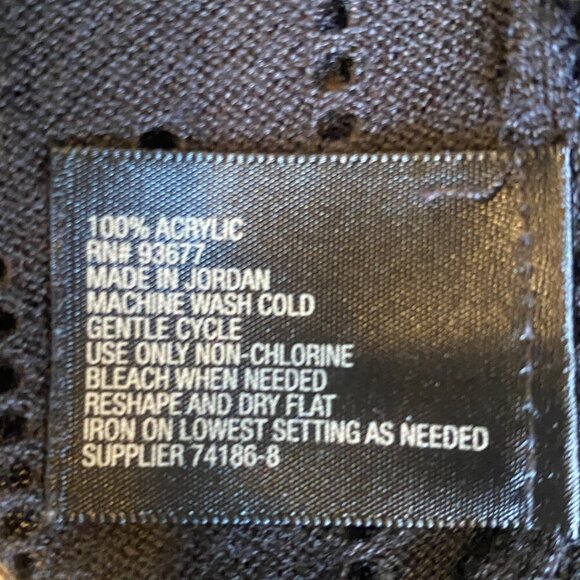 Worthington Open Cardigan Sweater Lightweight Plus Sz 3X Black #135H - Picture 7 of 7